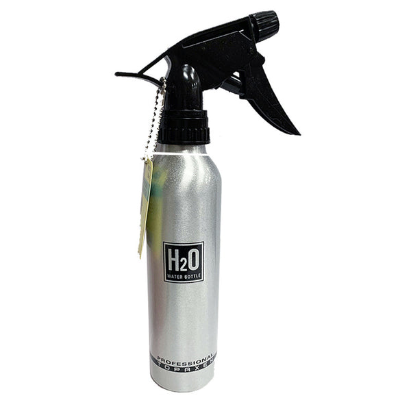 Beauty Town Aluminum Trigger Silver Water Spray Bottle, 8oz