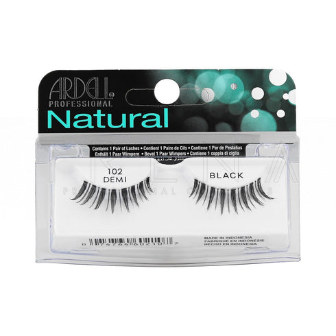 Ardell Professional #102 Natural Demi Black Lashes