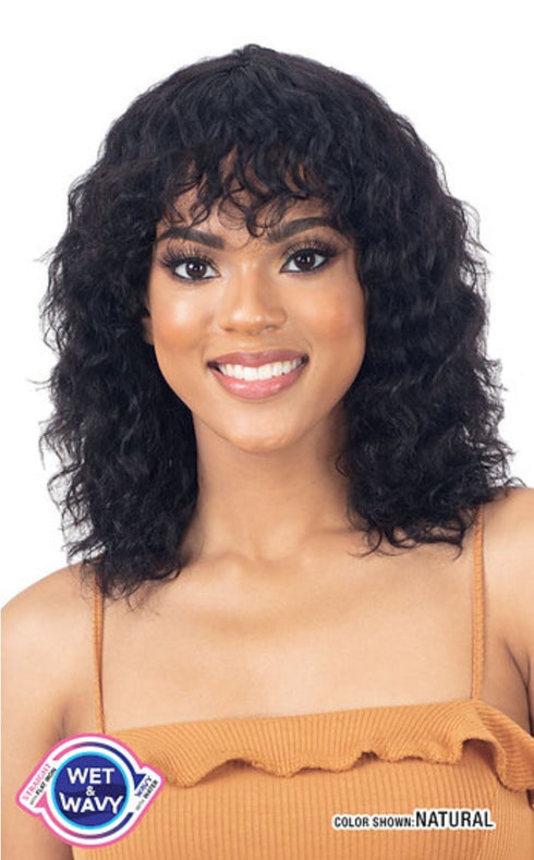 Mayde Beauty Bells Wave 100% Human Hair Wet & Wavy Wig