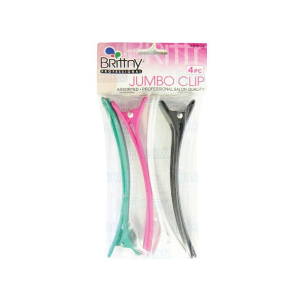 Brittny Professional 4PC Jumbo Hair Clip