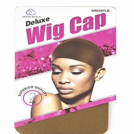 Dream Deluxe Wig Cap 2 pcs Light Brown