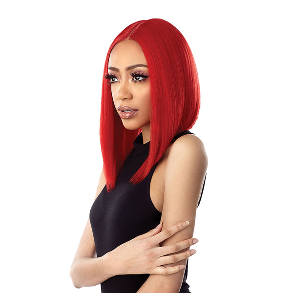 Sensationnel Empress Shear Muse Red Krush Kimora Synthetic Hair HD Lace Front Wig