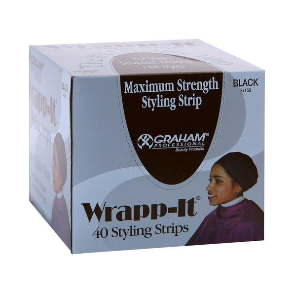 Graham Wrapp-It Black 40 Styling Strips