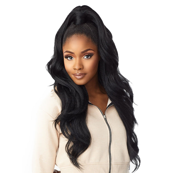 Sensationnel Instant Up & Down Pony ISUD011 Synthetic Hair Wrap Half Wig