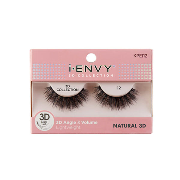 Kiss I Envy 3D Collection Natural 12 Eyelashes - KPEI12