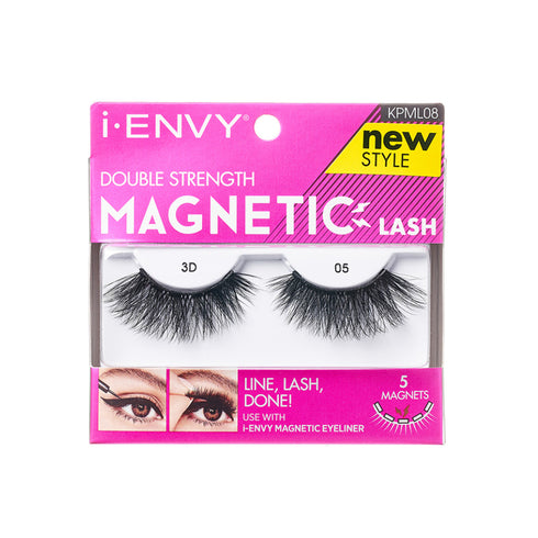 Kiss I Envy 3D Magnetic Liner & Lash 05 Eyelashes - KPML08