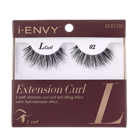 Kiss I Envy Extension L Curl 02 Lashes - KLEC08