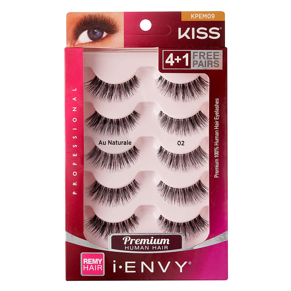 Kiss I Envy False Eyelashes Multipack Au Natural 02 - KPEM09