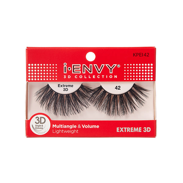 Kiss I Envy Glam 3D Collection 42 Eyelashes - KPEI42