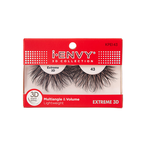 Kiss I Envy Glam 3D Collection 43 Eyelashes - KPE43