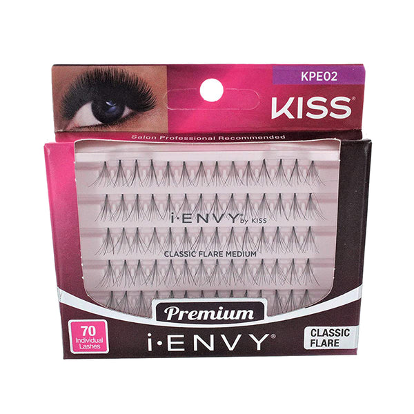 Kiss I Envy Individual Classic Flare Medium Eyelashes - KPE02