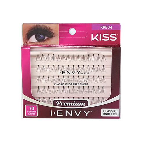 Kiss I Envy Individual Classic Knot Free Short Eyelashes - KPE04