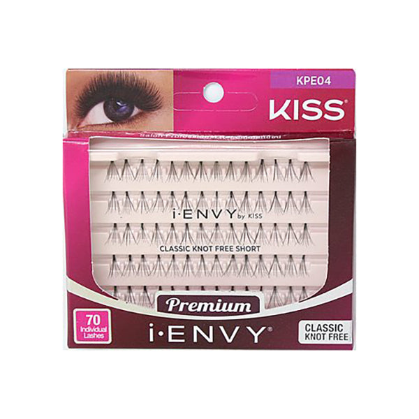 Kiss I Envy Individual Classic Knot Free Short Eyelashes - KPE04
