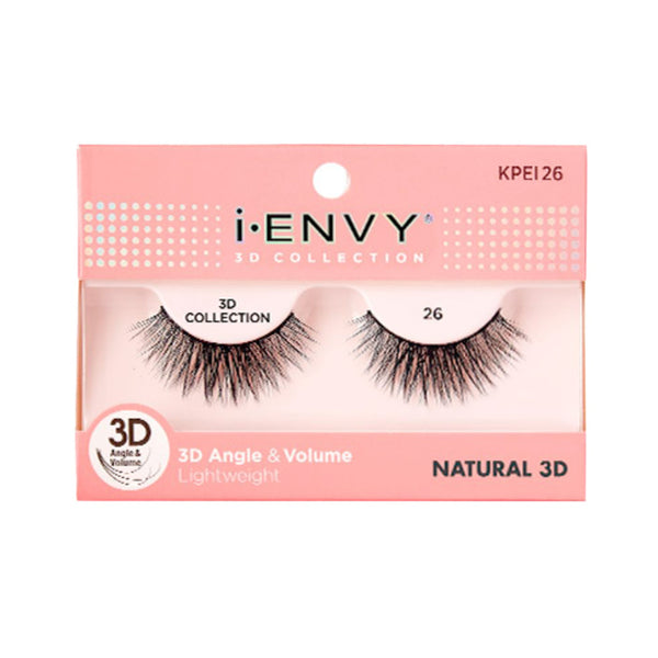 Kiss I Envy Natural 3D Collection 26 Eyelashes - KPEI26