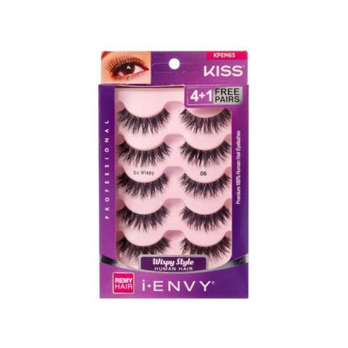 Kiss I Envy So Wispy Multi Pack 06 Eyelashes - KPEM65