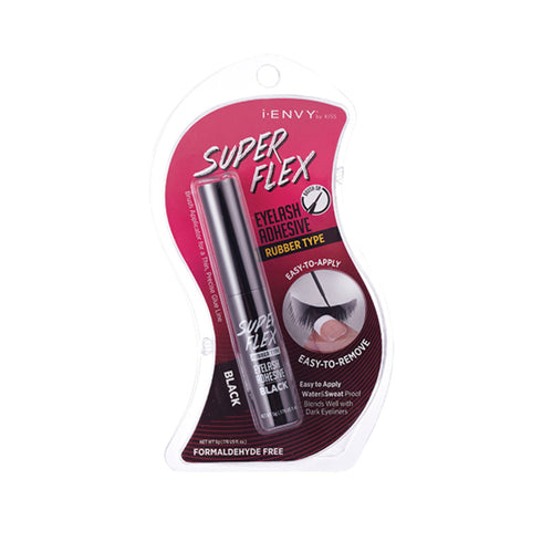 Kiss I Envy Super Flex Dark Eyelash Adhesive, 0.176oz