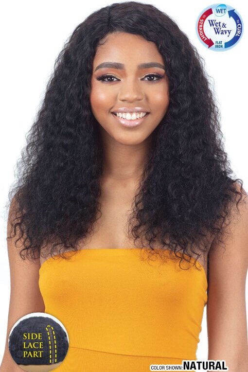 Model Model Deep Wave 20-22" Wet & Wavy Human Hair Wig #NAT