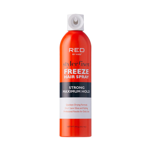 Red By Kiss Styler Fixer Freeze Hair Spray 11 oz