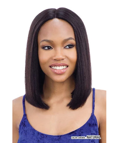Mayde Beauty 100% Human Hair 5" Invisible Lace Part Wig - Long Blunt Bob