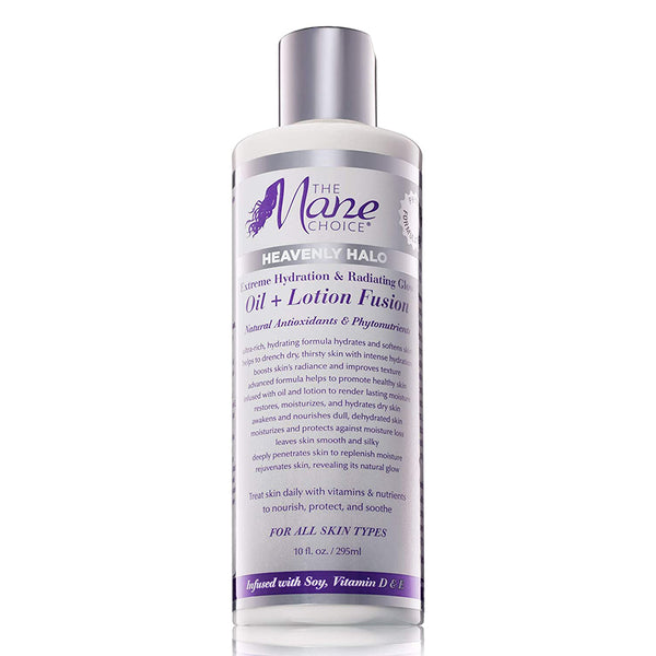 The Mane Choice Heavenly Halo Extreme Hydration & Radiating Glow Oil + Lotion Fusion, 10oz