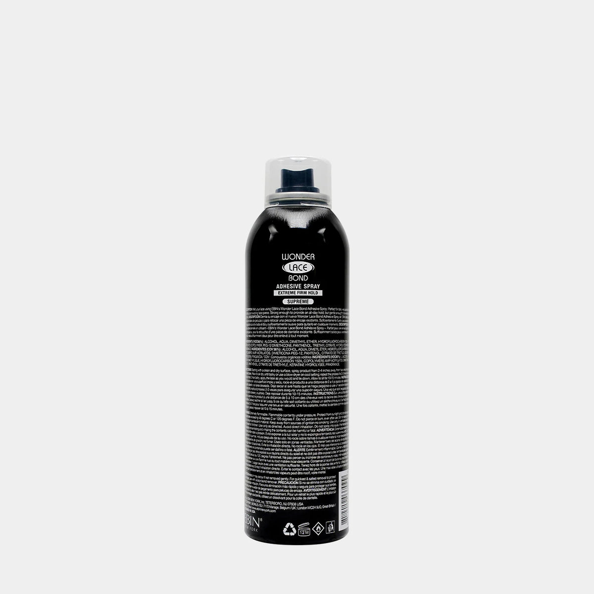EBIN NEW YORK Wonder Lace Bond Adhesive Spray Original - Extra Mega Hold  2.7oz/ 80ml | Daily Use, Fast Drying, No Residue, No Build-up, Powerful  Hold