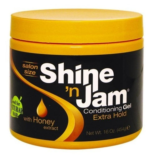 Ampro Shine N Jam Conditioning Gel Extra Hold 16 oz