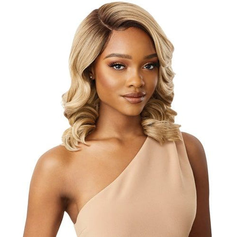 Outre Davita Synthetic Hair L-Part Swiss Lace Front Wig