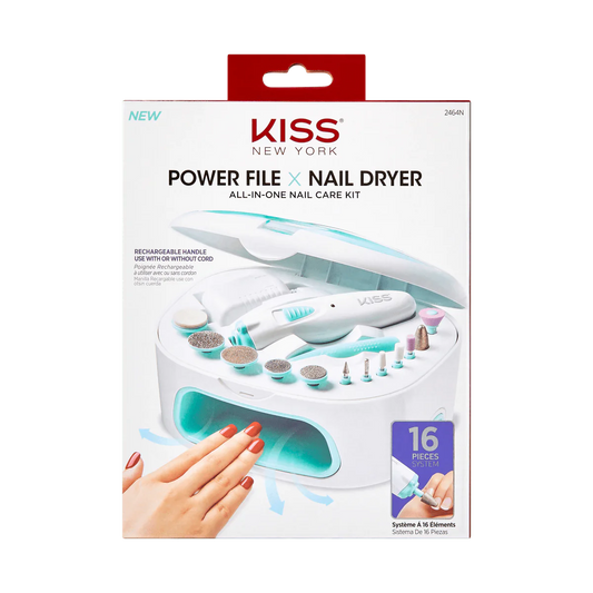 16pcs KISS PowerFile Nail File 2464N