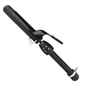 SCSC75B StyleCraft Black Gold Ceramic Professional Curling Iron (3/4 inch)