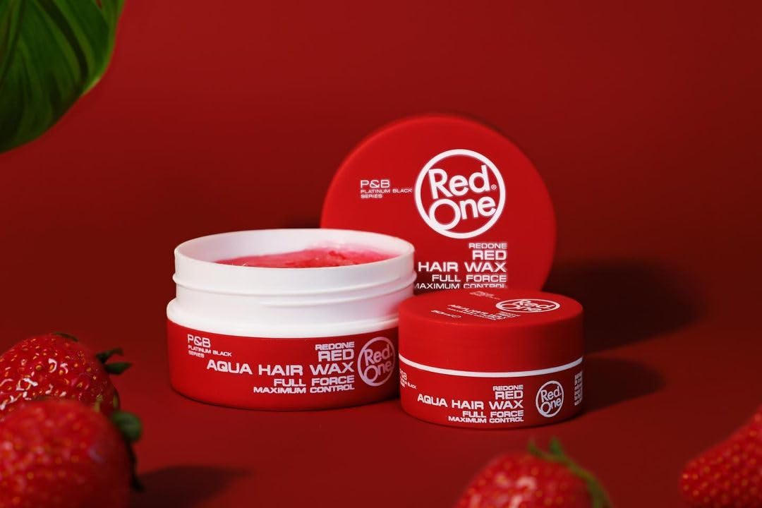 RedOne Aqua Hair Gel Wax Maximum Control Red 150 ml