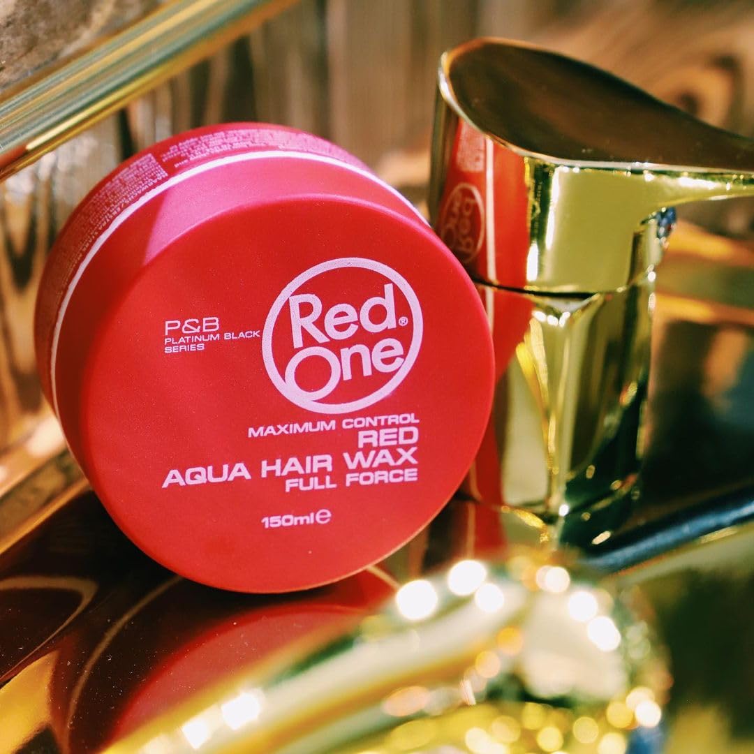 RedOne Aqua Hair Gel Wax Maximum Control Red 150 ml