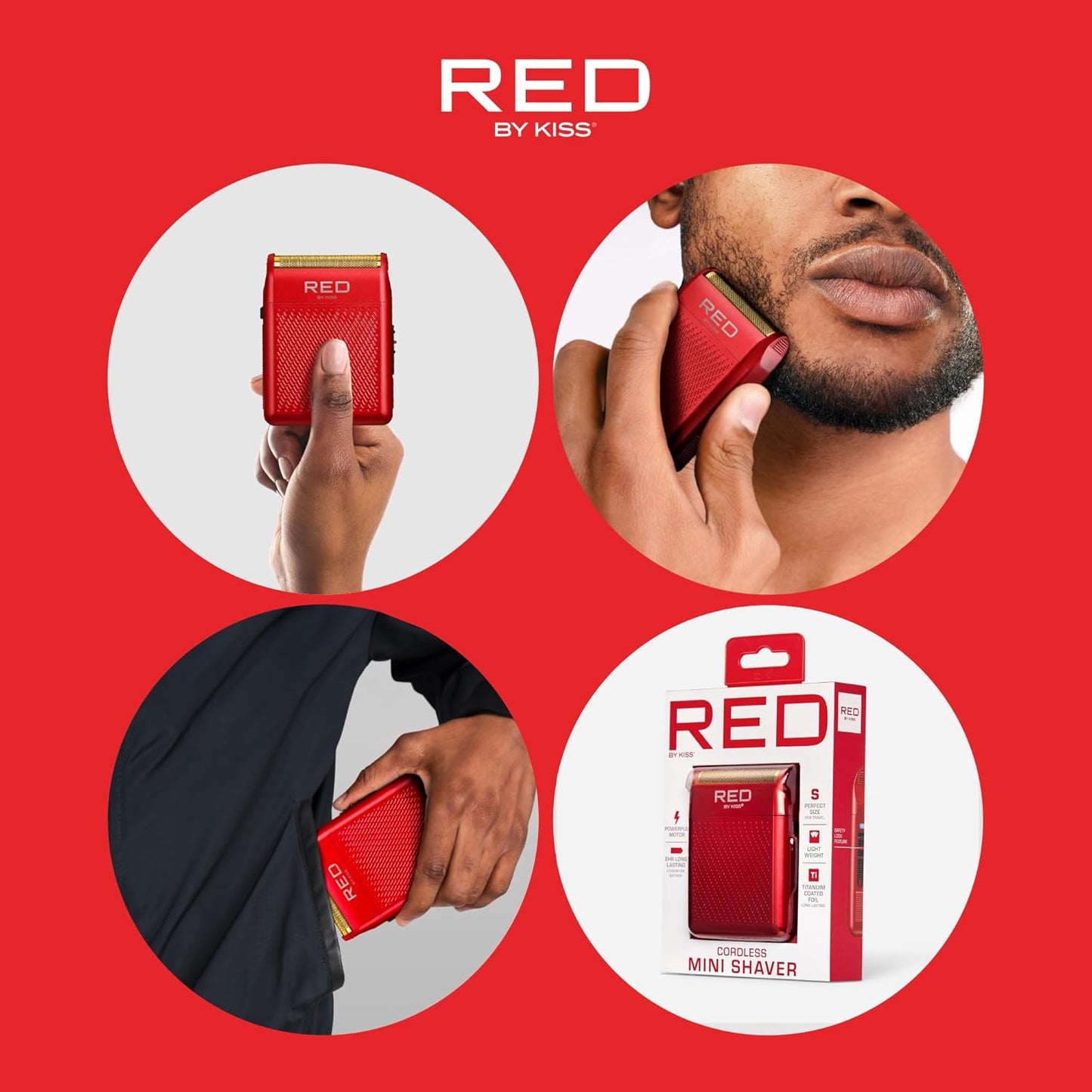 Red Mini Shaver Gold(SV03)