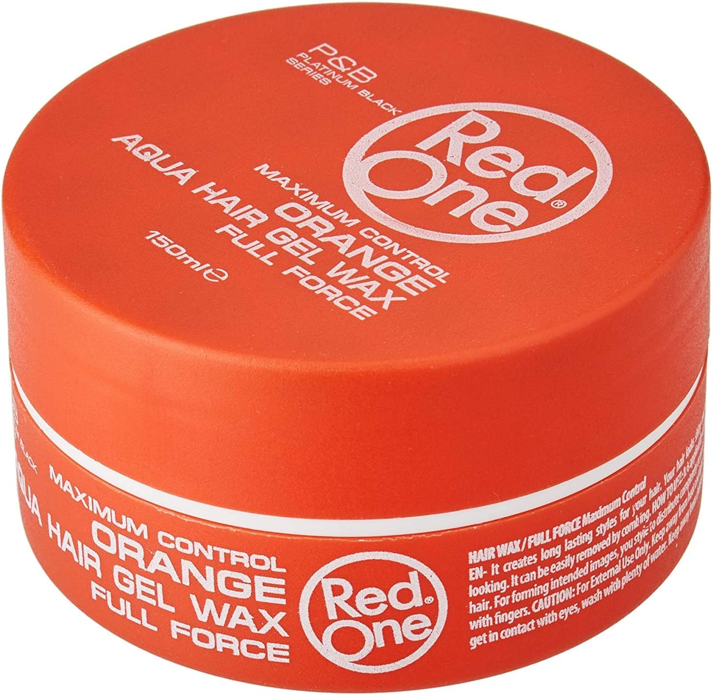 RedOne Aqua Hair Gel Wax Maximum Control Orange 150 ml