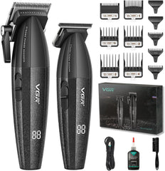 VGR 640 Professional Hair Clippers for Men – 9000RPM Cordless Barber Kit