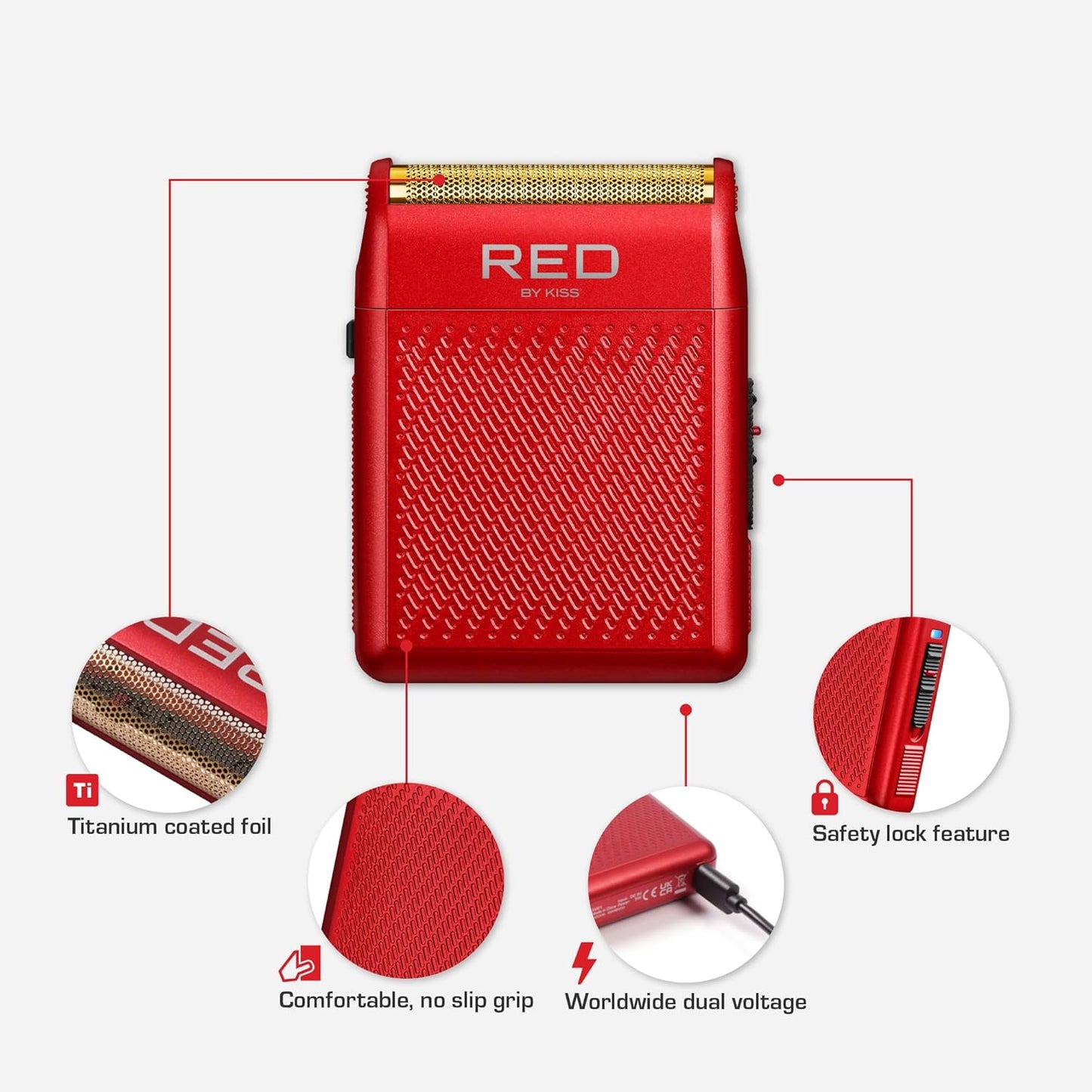 Red Mini Shaver Gold(SV03)