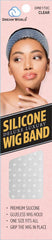 WOMEN'S SILICONE WIG BAND CLEAR (DRE172C)