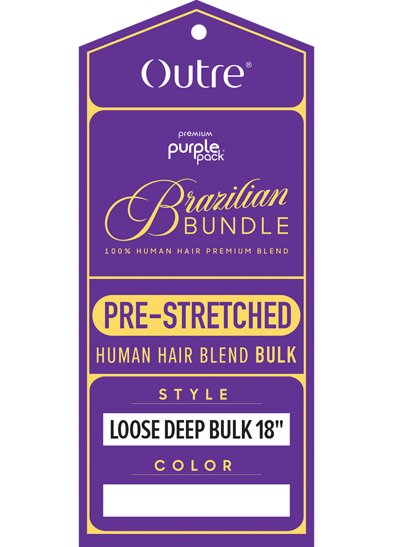 PURPLE PACK BRAZILIAN PRESTRETCHED BULK