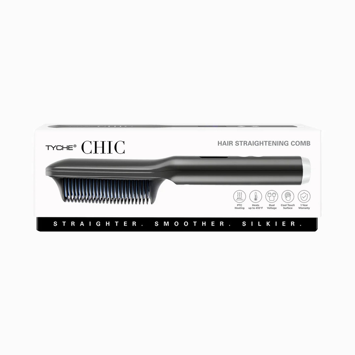 HZHB02 TYCHE CHIC HAIR STRAIGHTENING COMB