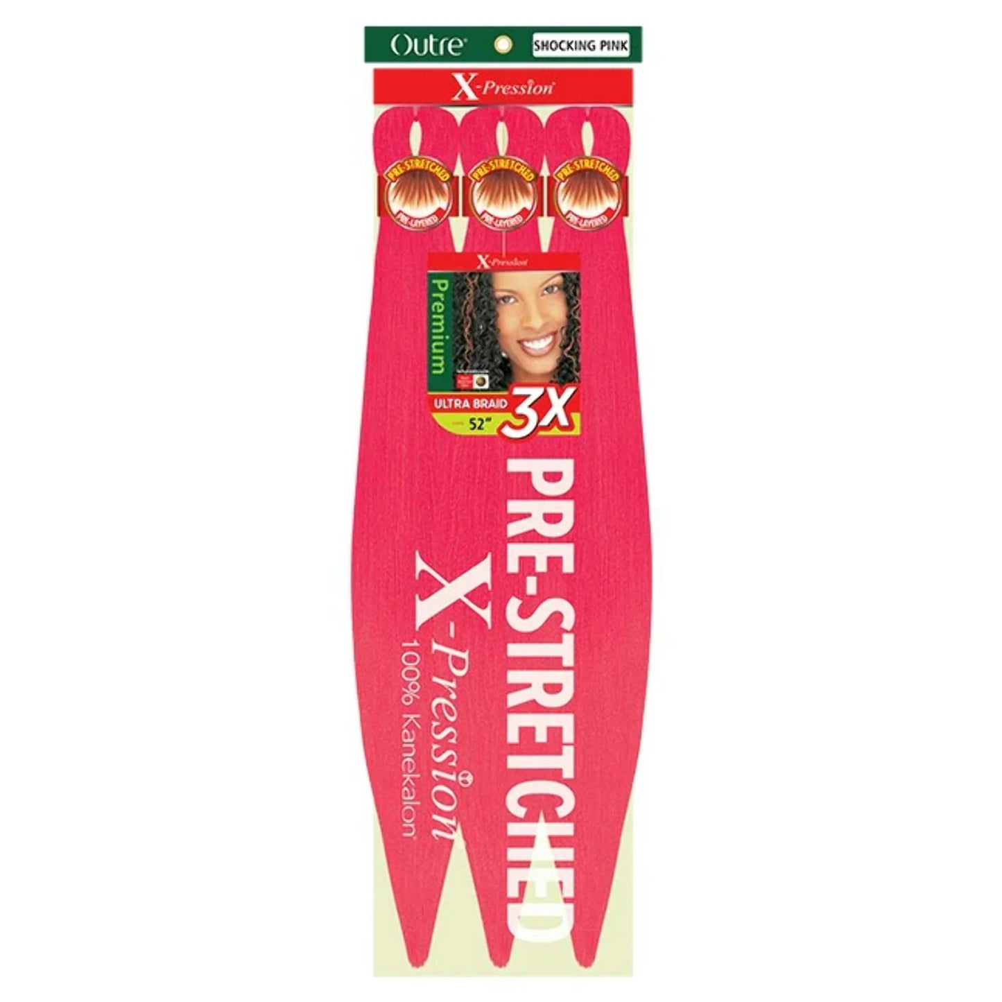 Outre X-Pression 3X 42" Pre-Stretched Synthetic Hair Braid