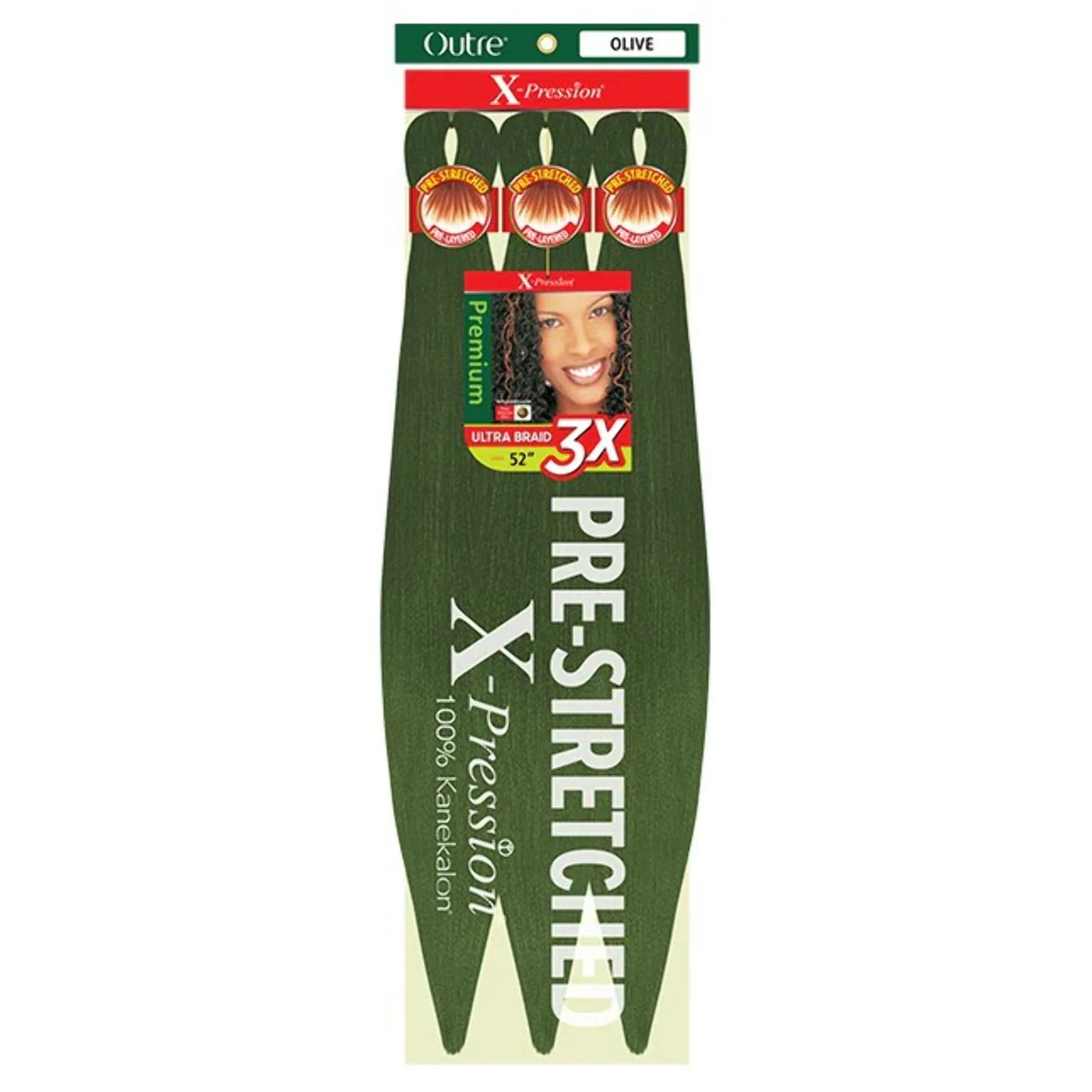 Outre X-Pression 3X 42" Pre-Stretched Synthetic Hair Braid