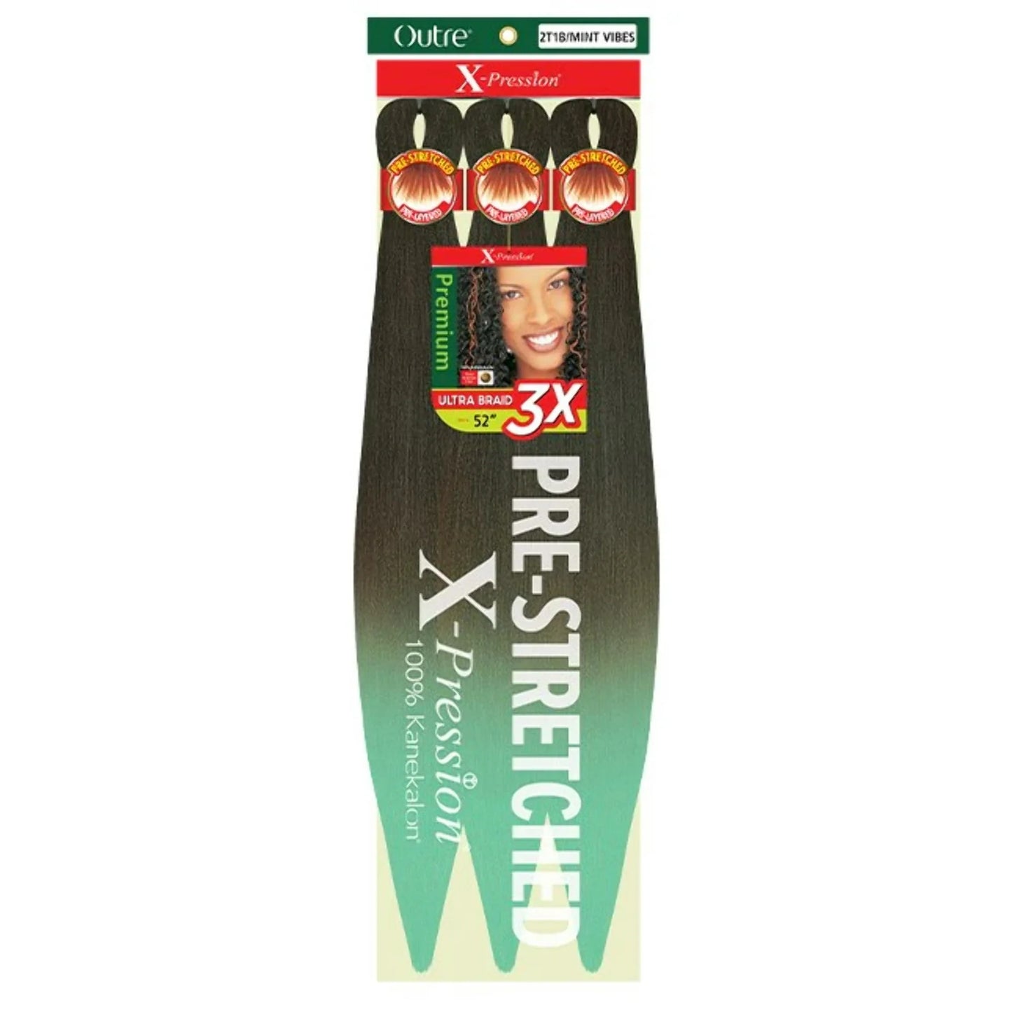 Outre X-Pression 3X 42" Pre-Stretched Synthetic Hair Braid