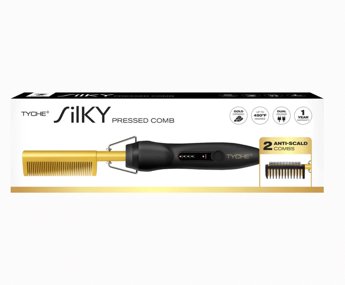 HZPC04 TYCHE SILKY PRESSED COMB