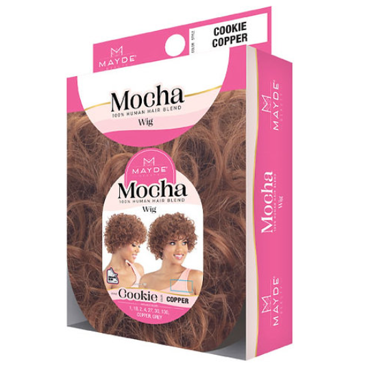 MAYDE COOKIE MOCHA HUMAN BLEND WIG