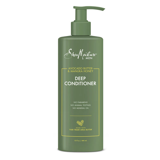 SHEA MOISTURE MENS DEEP CONDITIONER W/ AVOCADO BUTTER & MANUKA HONEY 15OZ (NUB01674)