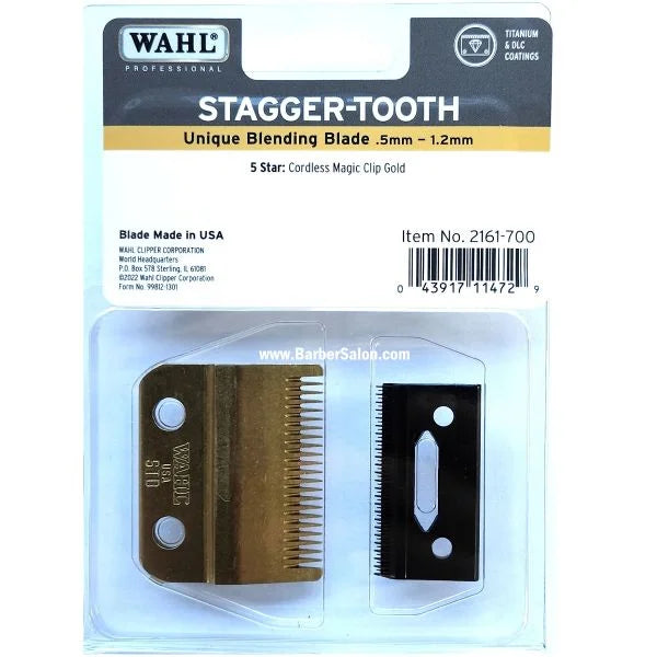 W21617 WAHL BLADE-CLIPPER FOR MAGIC GOLD STAGGER TOOTH  8OZ