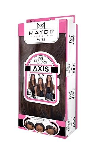 Mayde Beauty Crystal Synthetic Hair Axis Lace Front Wig