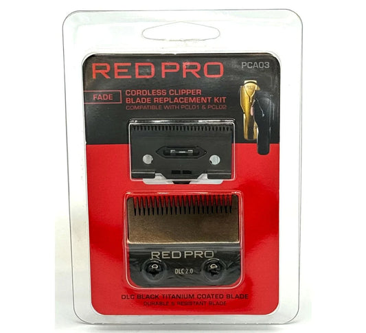 PCA03 RED Cordless Clipper's Accessories Fade