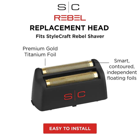 StyleCraft Rebel Gold Titanium Replacement Foils(SC515G)