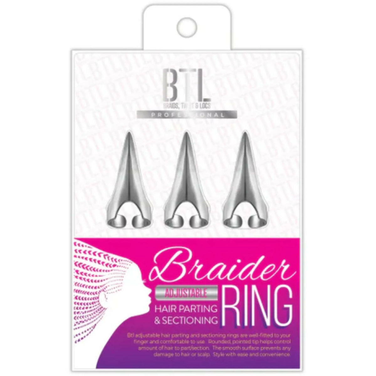 BTL HAIR PARTING RING SILVER – Beauty and Company Online
