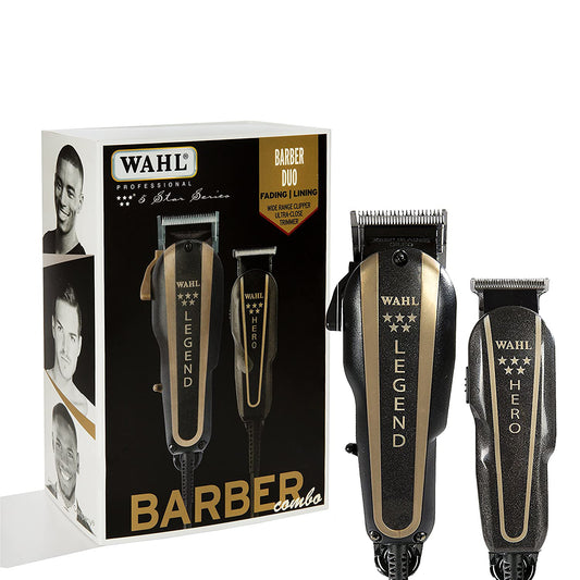 Wahl Professional 5-Star Barber Combo Legend Clipper & Hero Trimmer